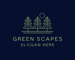 Tree Forest Landscape logo