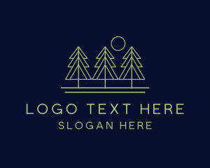 Landscape - Tree Forest Landscape logo design
