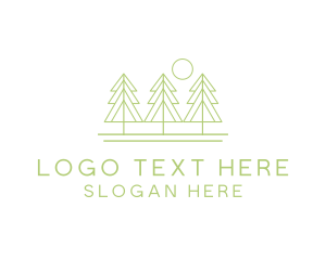 Tree Forest Landscape logo
