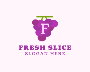 Fruit Grape Farm Market logo design