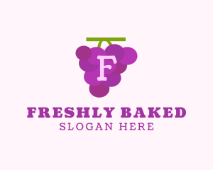 Fruit Grape Farm Market logo design