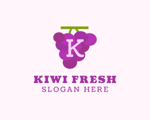 Fruit Grape Farm Market logo design