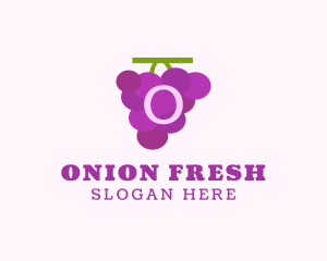 Fruit Grape Farm Market logo design