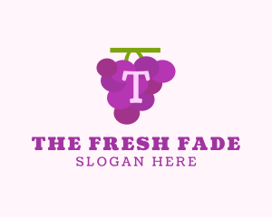 Fruit Grape Farm Market logo design