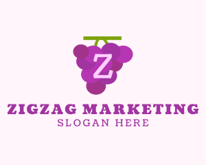 Fruit Grape Farm Market logo design