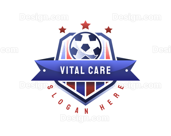 Football Soccer Tournament Logo