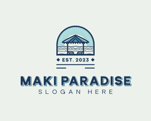 Beach Resort Canopy  logo design