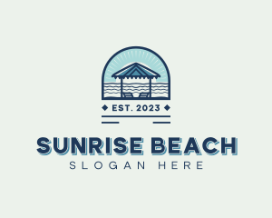 Beach Resort Canopy  logo design