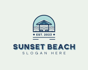 Beach Resort Canopy  logo design