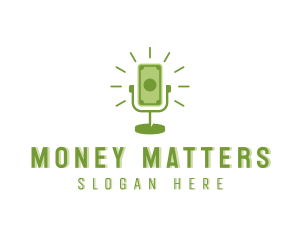 Financial Money Podcast  logo design