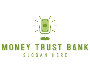 Financial Money Podcast  logo design