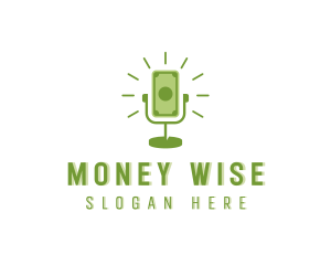 Financial Money Podcast  logo design