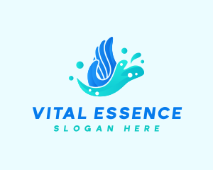 Sanitary Hand Wash logo design