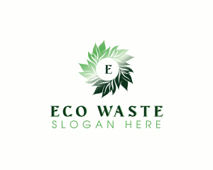 Eco Organic Leaves logo design