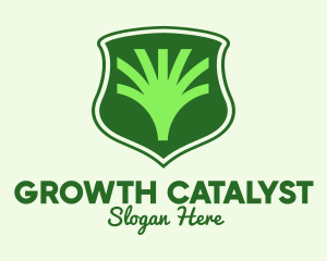 Tree Agriculture Shield logo design