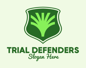 Tree Agriculture Shield logo design