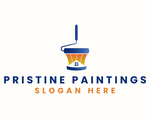 Home Renovation Paint logo design