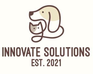 Animal Veterinary Monoline  logo