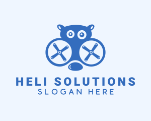 Cute Flying Drone logo