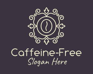 Minimalist Ornate Coffee logo design