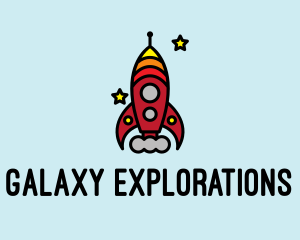 Rocket Launch Toy logo design