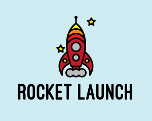 Rocket Launch Toy logo design