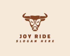 Bull Buffalo Cattle logo design