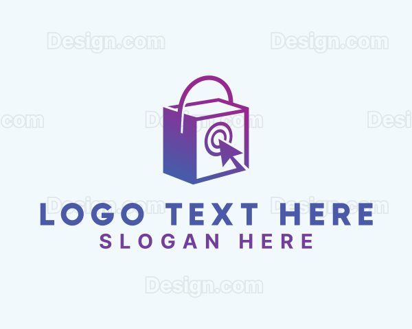 Online Shopping Bag Logo