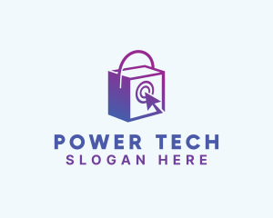 Online Shopping Bag Logo