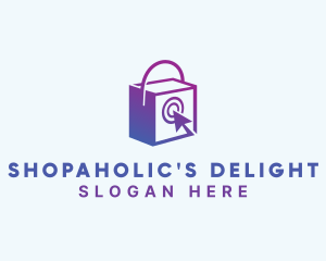 Online Shopping Bag logo design