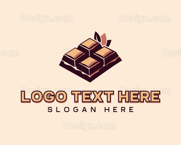 Chocolate Bar Dessert Logo