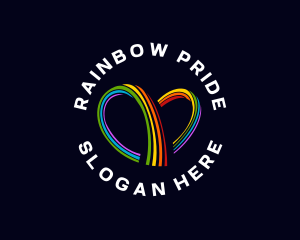 Rainbow Heart Loop logo