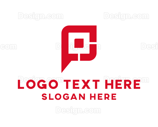 Gaming Tech Letter P Logo