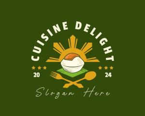 Filipino Cuisine Puto logo design