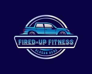 Pick Up Truck Automotive logo