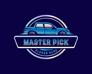 Pick Up Truck Automotive logo design