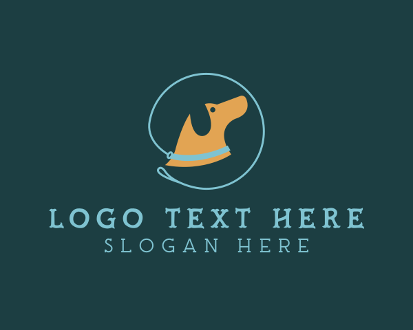 Dog Leash logo example 4