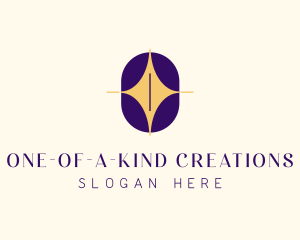 Elegant Star Letter O logo design