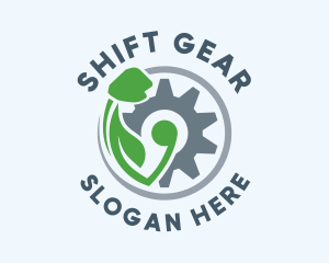 Eco Mechanical Gear logo design