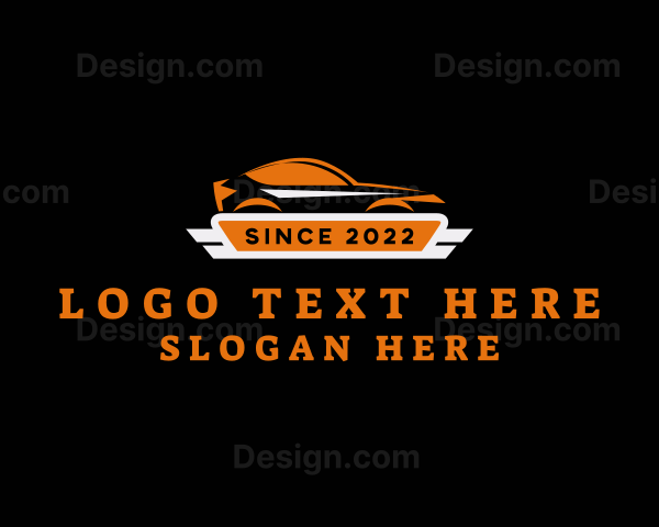 Supercar Vehicle Racing Logo