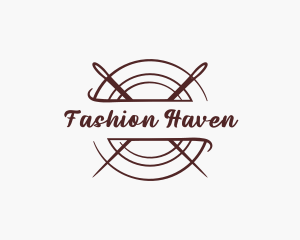 Needle Garment Alteration logo design