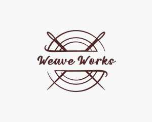 Needle Garment Alteration logo design