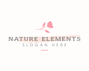 Natural Flower Beauty logo design