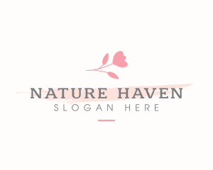 Natural Flower Beauty logo design