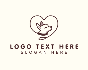 Chihuahua Dog Leash logo