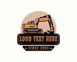 Industrial Construction Excavator logo