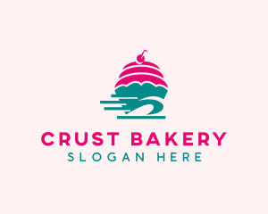 Cupcake Bakery Express logo design