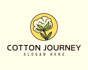 Cotton Organic Plant logo