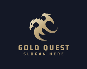 Gold Wyvern Gaming logo design