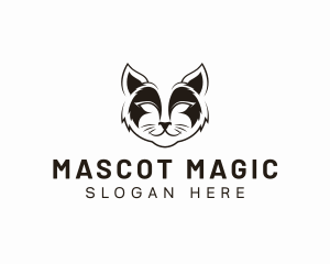 Cat Feline Pet logo design